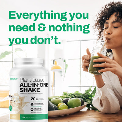 Vitasave Plant-Based All-In-One Shake - Vanilla (716 g)