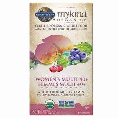 Garden of Life mykind Organics Women's Multi 40+ (60 Tablets)