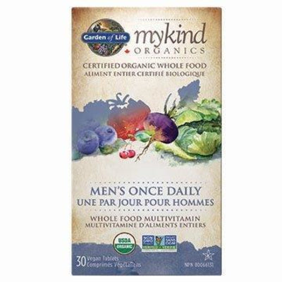 Garden of Life mykind Organics Men's Once Daily (30 Tablets)