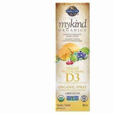 Garden of Life mykind Organics Vegan D3 Spray 1000 IU - Vanilla (58 mL)