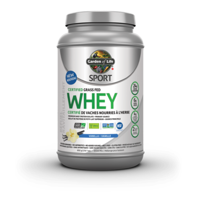 Garden of Life Sport Certified Grass Fed Whey - Vanilla (652 g)