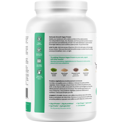 Vitasave Vegan Protein - Vanilla (750 g)