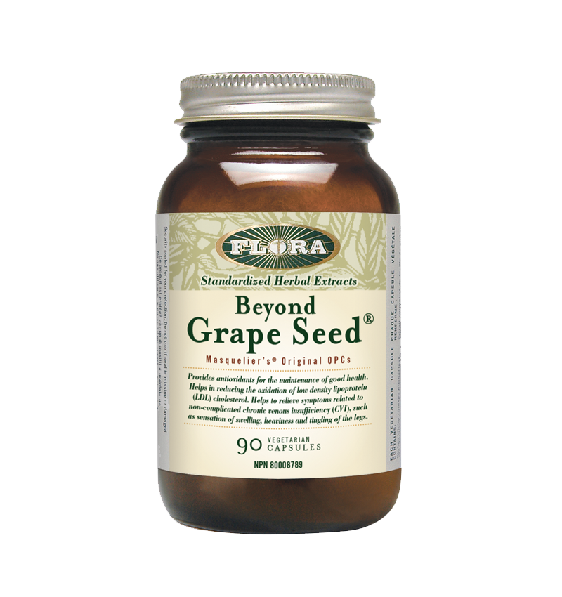 90 vegetarian grape seed extract capsules for cholesterol and collagen support