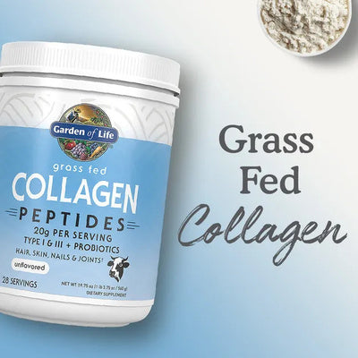 Garden of Life Grass Fed Collagen Peptides - Unflavored (560 g)