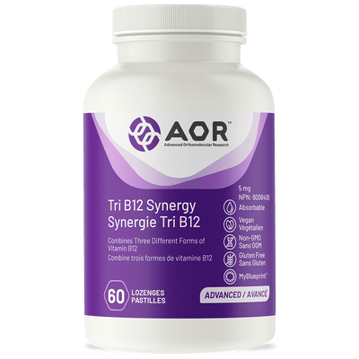 AOR Tri B12 Synergy 5 mg (60 Lozenges)