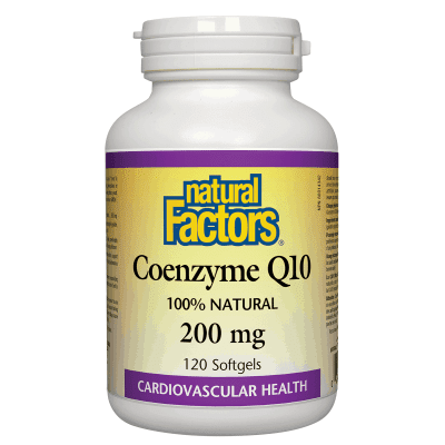 Natural Factors Coenzyme Q10 200 mg (120 Softgels)