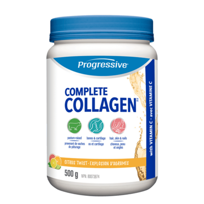 Progressive Complete Collagen with Vitamin C - Citrus Twist (500 g)