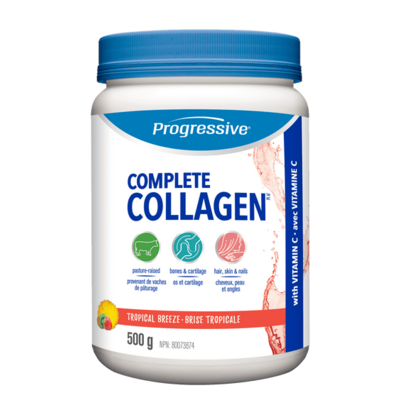 Progressive Complete Collagen with Vitamin C - Tropical Breeze (500 g)