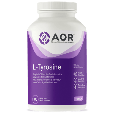 AOR L-Tyrosine 600 mg (180 VCaps)