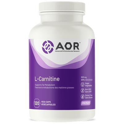 AOR L-Carnitine 500 mg (120 VCaps)