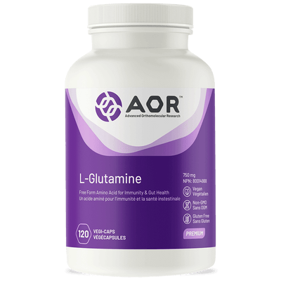AOR L-Glutamine 750 mg (120 VCaps)