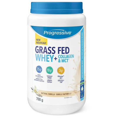 Progressive Grass Fed Whey + Collagen & MCT - Vanilla (700 g)