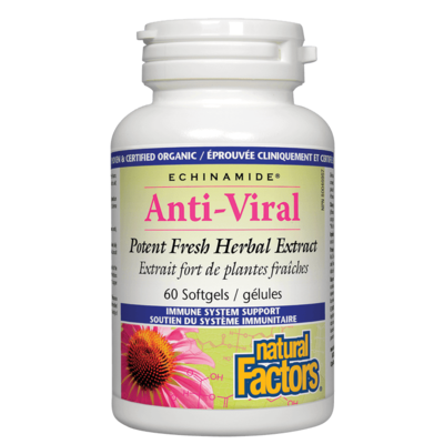 Natural Factors Echinamide Anti-Viral Herbal Extract (60 Softgels)