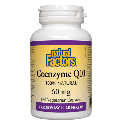 Natural Factors Coenzyme Q10 60 mg (120 VCaps)