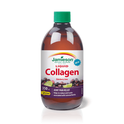 Jamieson Liquid Collagen - Elderberry Lime (350 mL)