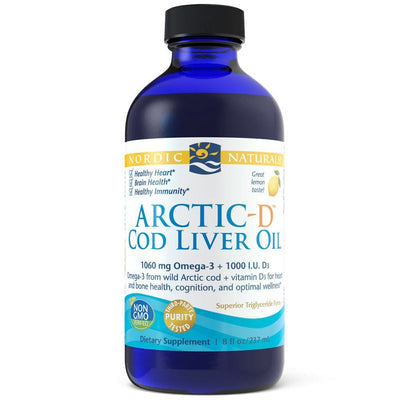 Nordic Naturals Arctic-D Cod Liver Oil - Lemon (237 mL)