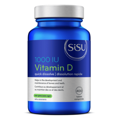 Sisu Vitamin D 1000 IU (400 Tablets)