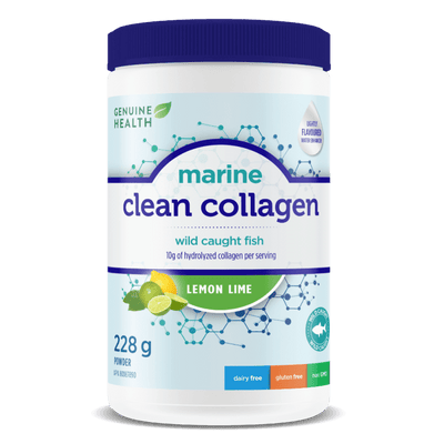 Genuine Health Marine Clean Collagen Powder - Lemon Lime (228 g)