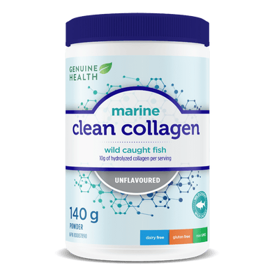 Genuine Health Marine Clean Collagen Powder - Unflavoured (140 g)