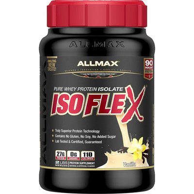 ALLMAX IsoFlex Pure Whey Protein Isolate - Vanilla (2 lbs)