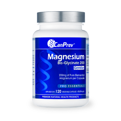 CanPrev Magnesium Bis-Glycinate 200 Gentle (120 VCaps)