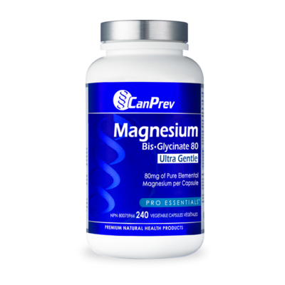 CanPrev Magnesium Bis-Glycinate 80 - Ultra Gentle 80 mg (VCaps)