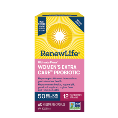 Renew Life Women's Extra Care Probiotic 50 Billion - Shelf Stable (60 VCaps)