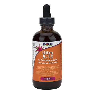 NOW Ultra B-12 B-Complex Liquid (118 mL)