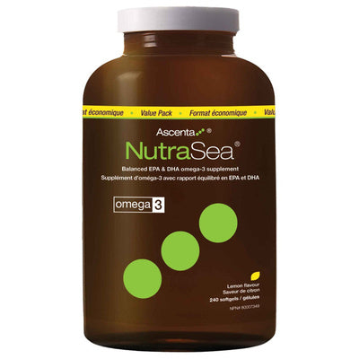 NutraSea Omega3 - Lemon (240 Softgels)
