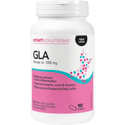 Smart Solutions GLA Borage Oil 1000 mg (90 Softgels)