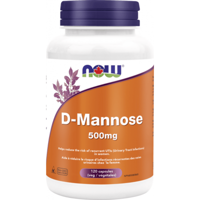 NOW D-Mannose 500 mg (120 VCaps)