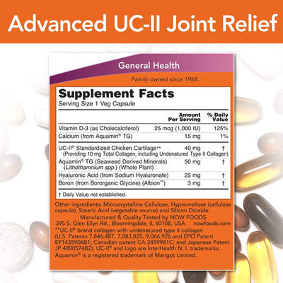NOW UC-II Advanced Joint Relief (60 VCaps)