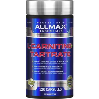 ALLMAX L-Carnitine + Tartrate (120 Capsules)