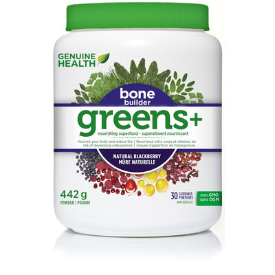 Genuine Health Greens+ Bone Builder - Natural Blackberry (442 g)