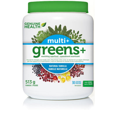 Genuine Health Greens+ Multi+ - Natural Vanilla (513 g)