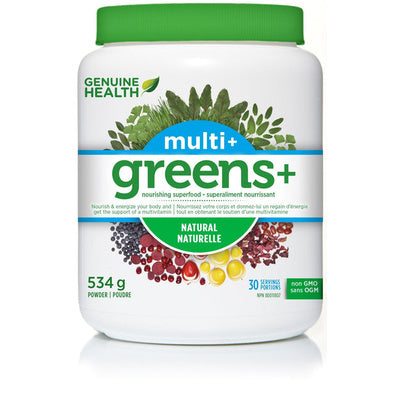 Genuine Health Greens+ Multi+ - Natural (534 g)