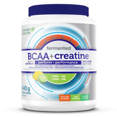 Genuine Health BCAA + Creatine - Lemon-Lime (440 g)