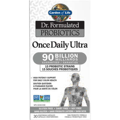 Garden of Life Dr. Formulated Probiotics Once Day Ultra 90 Billion (30 VCaps)