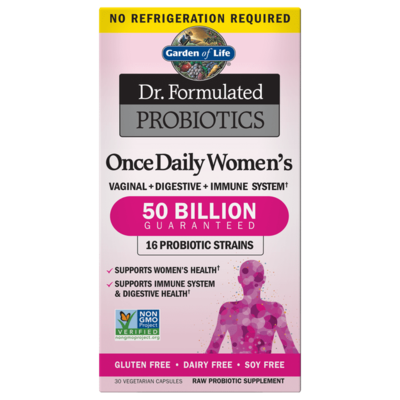 Garden of Life Dr. Formulated Probiotics Once Daily Women's 50 Billion Shelf-Stable (30 VCaps)